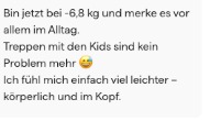Chat-Nachricht einer Klientin